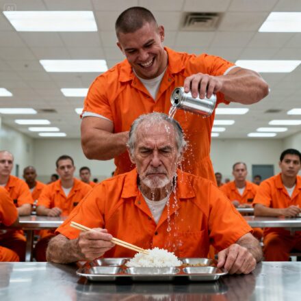 He threw ice water on an old man in the middle of the cafeteria… and without knowing it, he had just signed his own death warrant.