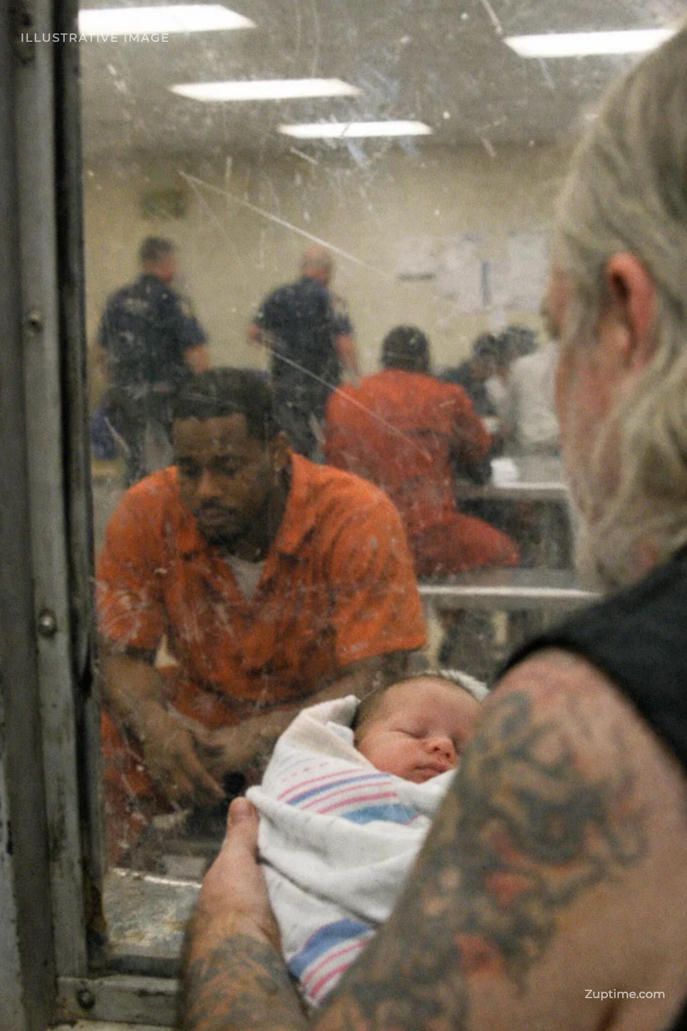 Biker Brought My Baby To Prison Every Week For Three Years When I Had No One Left