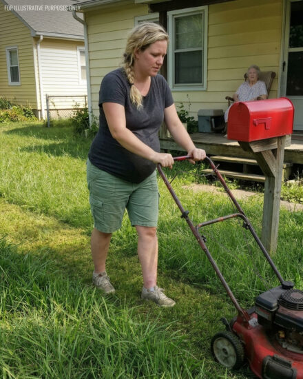 I Mowed the Lawn for the 82-Year-Old Widow Next Door – The Next Morning, a Sheriff Woke Me up with a Request That Made My Blood Run Cold