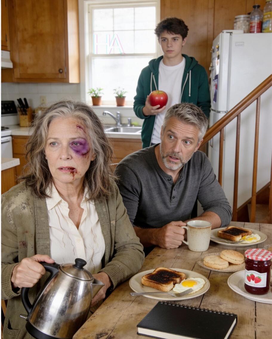 HER 23-YEAR-OLD SON PUNCHED HER IN THE FACE… BUT