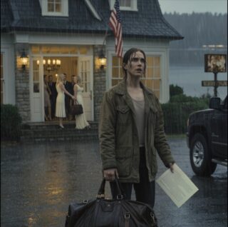 My Father Left My Younger Sister the Lakeside Mansion and Gave Me the Broken-Down Gas Station Everyone in Town Had Already Written Off—Then, Less Than Twelve Hours After I Came Home From Afghanistan, She Called Me a Loser, Threw My Bag Into the Rain, Locked Me Out in Front of Her Guests, and Sent Me to the One Place She Thought Had No Future Waiting Inside