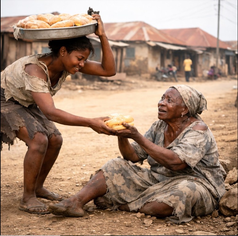 Every Day, The Poor Girl Gave The Old Woman Bread, Shocked When She Received A Call That Changed…