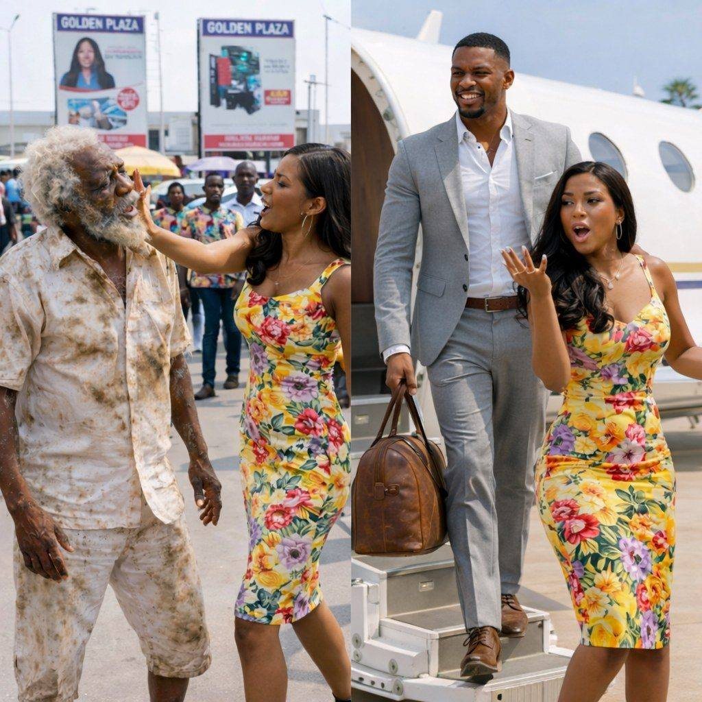 She Slapped An Old Dirty Man In Public, On Her Day Of Engagement She Left A Private Plane