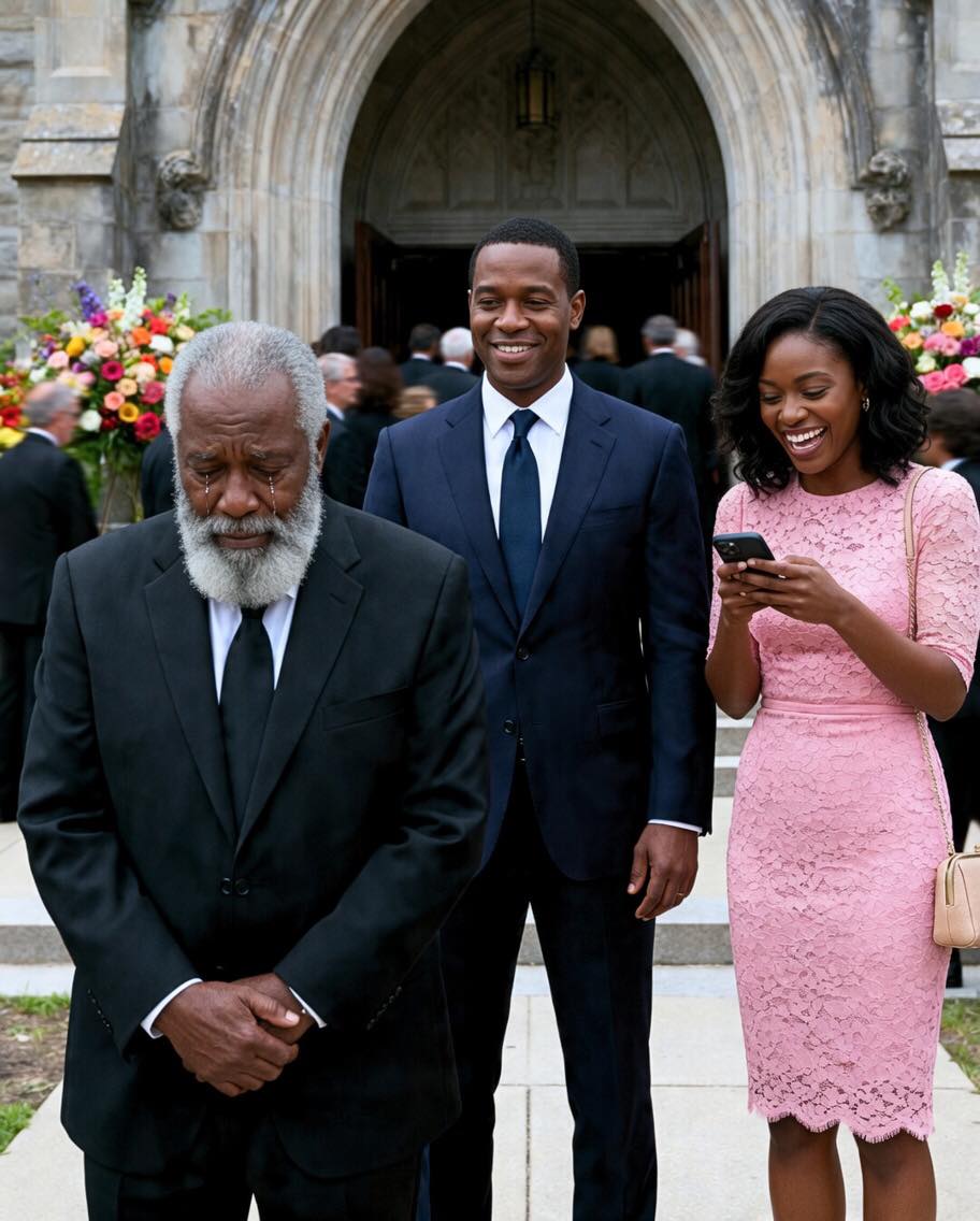 At my wife’s funeral, my daughter-in-law leaned toward my son and murmured, “This feels more like a celebration.” But when the lawyer opened the letter had left behind..