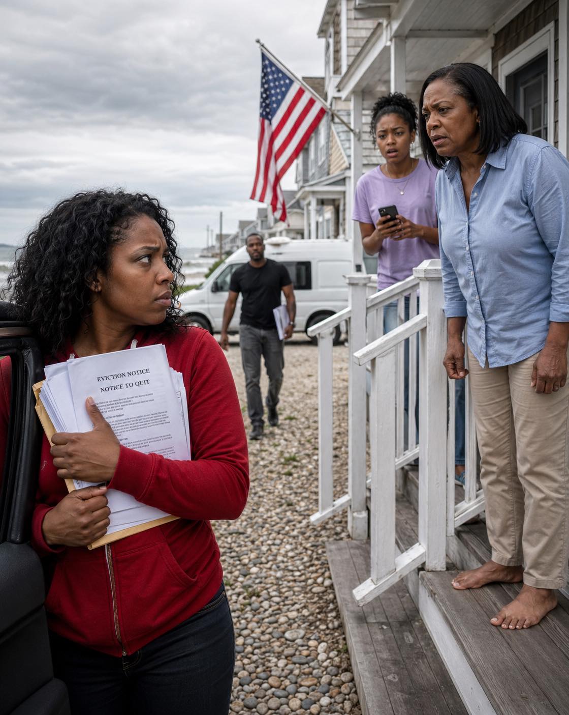 My stepmother called me at the end of the day, her voice so smug I could practically hear the smile on her lips, and told me that from now on I would never be allowed to set foot in the family beach house again because she had already changed every lock.