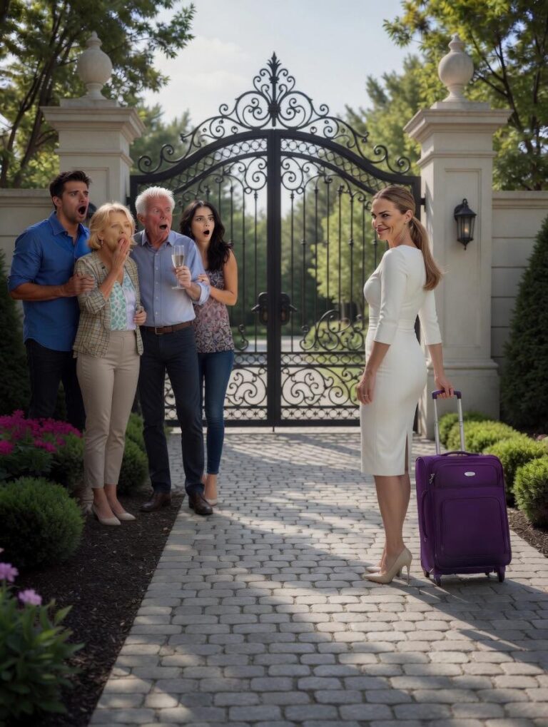 Just after I bought a luxury house, my husband suddenly announced his parents and divorced sister were moving in with us. When I refused, he snapped, “This house is mine—you bought it with my money. Object again, and I’ll kick you out!” But when he showed up at the mansion with them, they froze at what they saw…