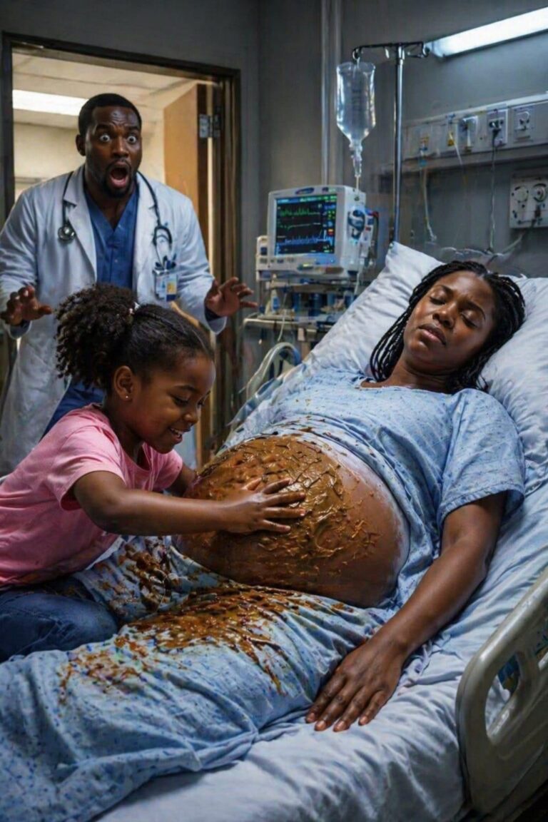 She had been carrying a child while trapped in