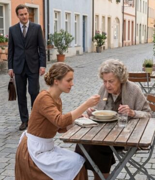 A Waitress Helped an Elderly Woman Eat Soup—Days Later, She Discovered a Family Secret Hidden for 20 Years part1