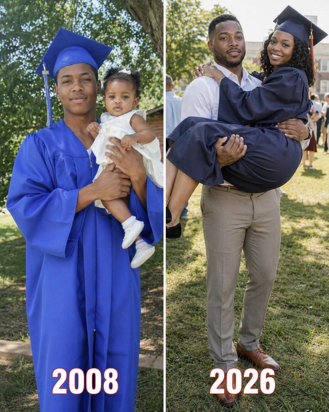 My Dad Raised Me Alone After My Birth Mother Left Me in His Bike Basket at 3 Months Old – 18 Years Later She Showed up at My Graduation part2