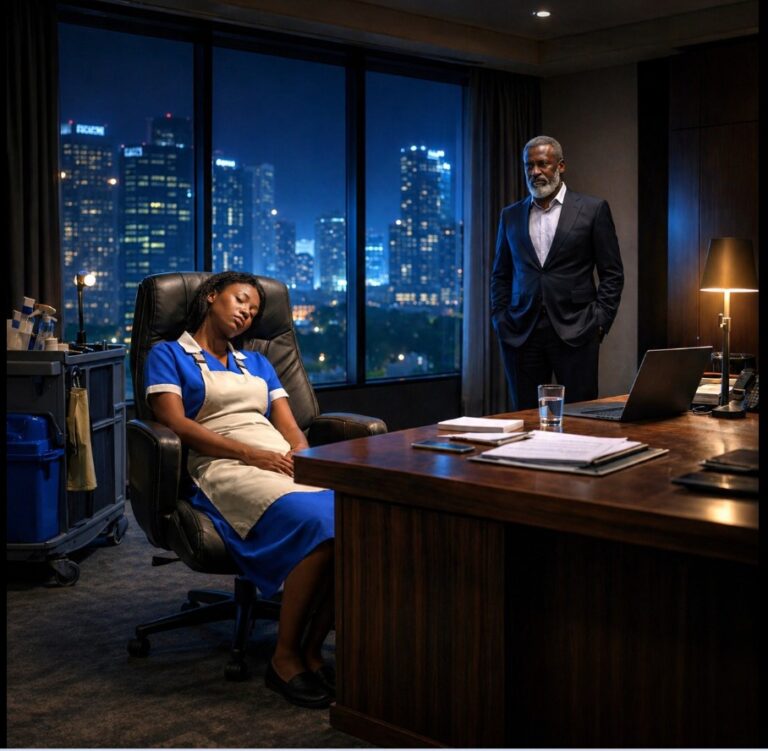She falls asleep in her billionaire boss’s armchair… without knowing he was there.