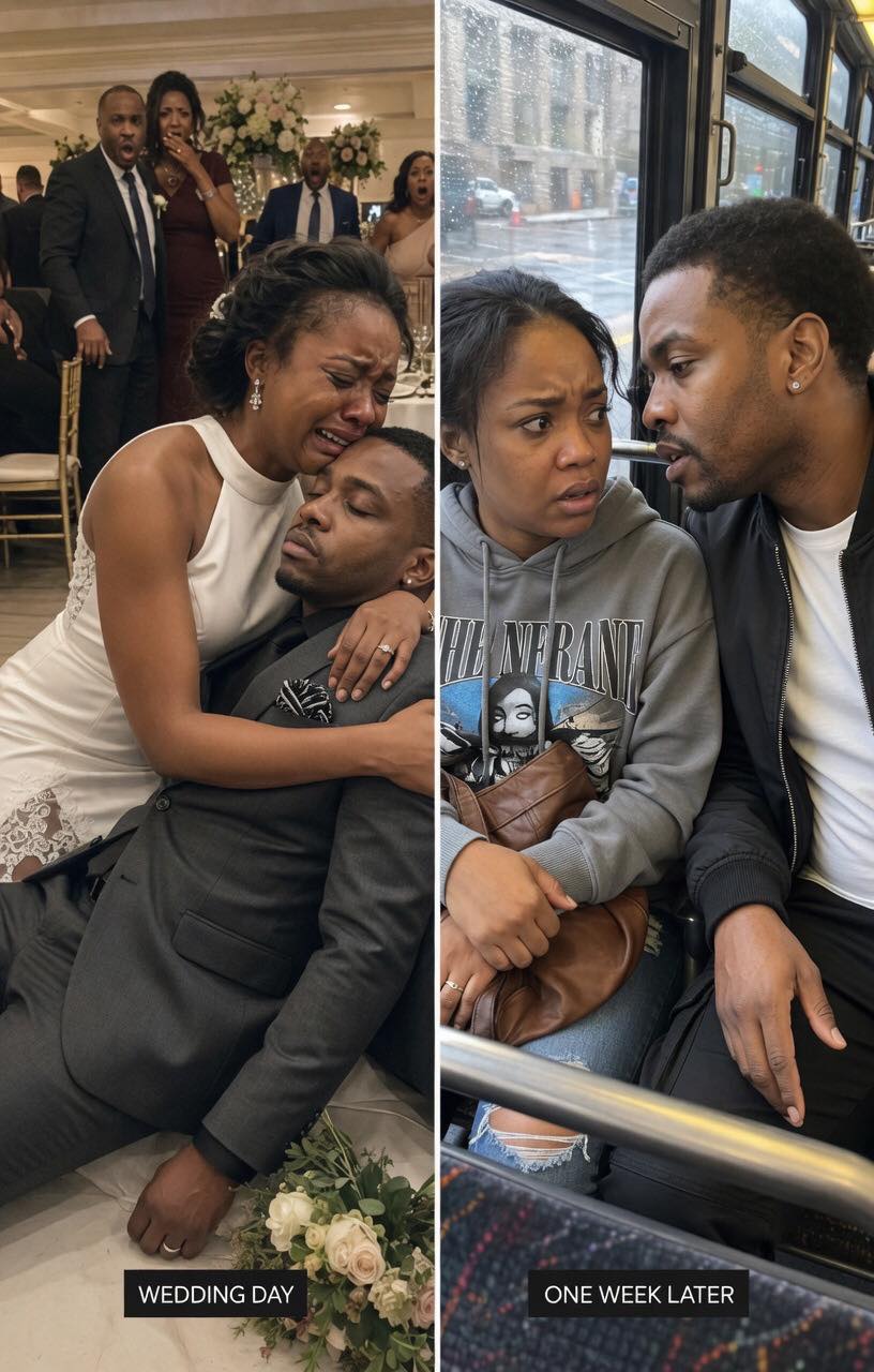 My Husband Di:ed on Our Wedding Day – A Week Later, He Sat Down Next to Me on a Bus and Whispered, ‘Don’t Scream, You Need to Know the Whole Truth’
