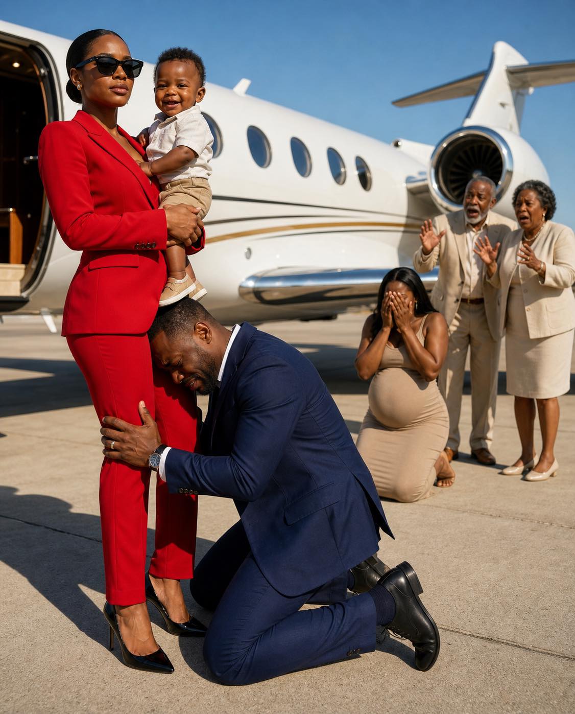 5 minutes after the divorce, I flew abroad with my two kids. Meanwhile, all seven members of my ex-in-law’s family had gathered at the maternity clinic to hear his mistress’s ultrasound results, but the doctor’s words left them stunned.