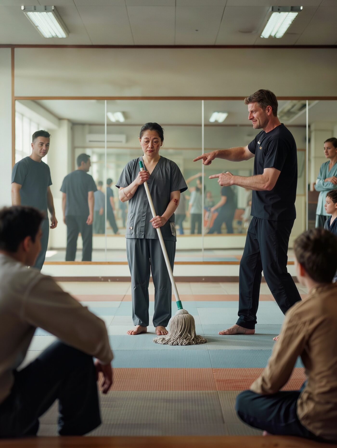 He Mocked the Deaf Janitor in His Dojo Before She Broke Him