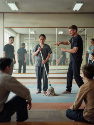 He Mocked the Deaf Janitor in His Dojo Before She Broke Him