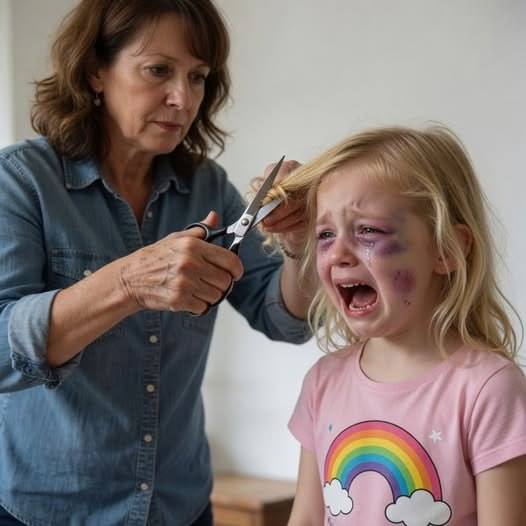 Brenda Opened Her Arms To Comfort Leo, But The Moment She Moved Closer, He Backed Away And Wrapped His Tiny Fingers Around The Golden Curl Like A Precious Secret — “Mom Said I Have To Hide It From Dad,” He Whispered, And Suddenly Every Adult In The Room Froze