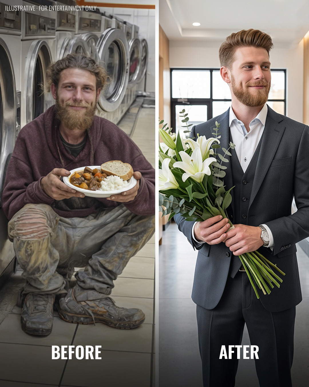 Every Christmas, My Mom Fed a Homeless Man at Our Local Laundromat – but This Year, Seeing Him Changed Everything