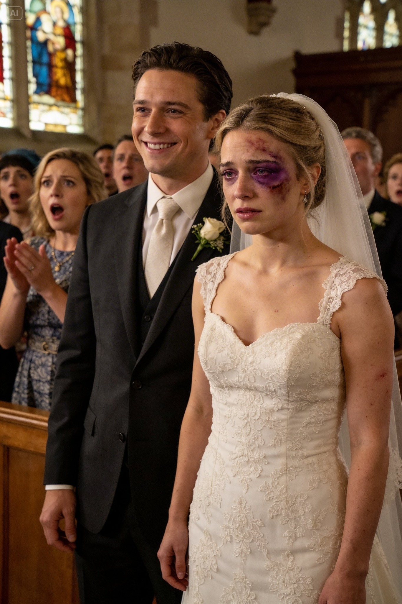 On my wedding day, I showed up with a black eye. M… part2