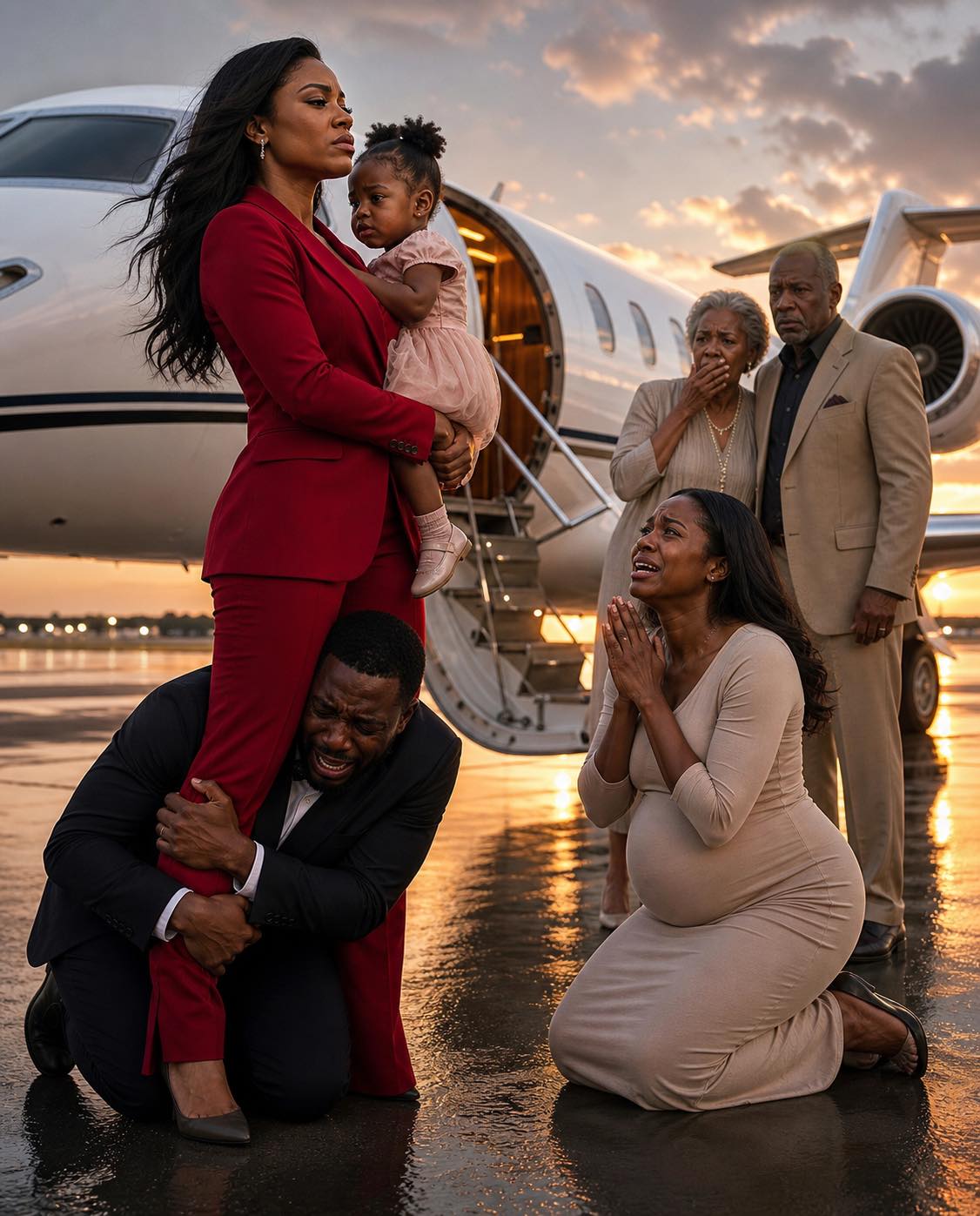 5 minutes after the divorce, I flew abroad with my two kids. Meanwhile, all seven members of my ex-in-law’s family had gathered at the maternity clinic to hear his mistress’s ultrasound results, but the doctor’s words left them stunned.