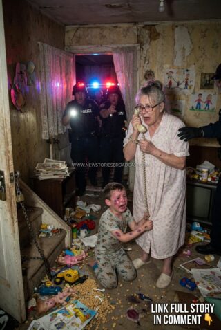 THE BASEMENT CHAIN AND THE GRANDMOTHER ARRESTED FOR SAVING HER GRANDSON THAT EXPOSED A HOUSE OF HORROR