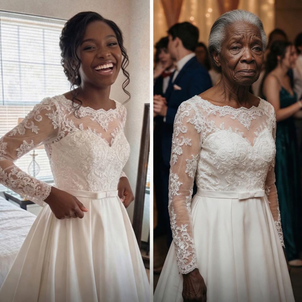 I Wore My Late Granddaughter’s Prom Dress to Her Prom – But What She Hid Inside Made Me Grab the Mic