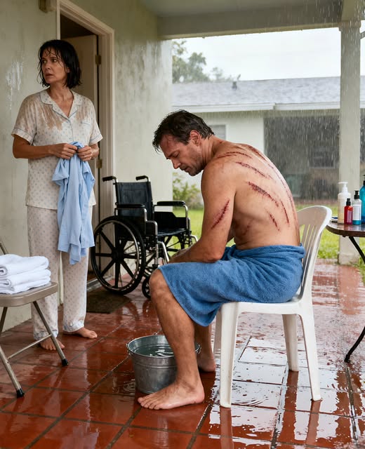 I Was Bathing My Paralyzed Brother-in-Law… and the Moment I Removed His Shirt