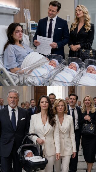 After I gave birth to our triplets, my husband brought his mistress to the hospital, a Birkin hanging from her arm, just to humiliate me. “You’re too ugly now. Sign the divorce,” he sneered. When I returned home with my babies, I discovered the house had already been transferred into the mistress’s name. I called my parents in tear “I chose wrong. You were right about him.” They thought I had surrendered. They had no idea who my parents really were… Two days later, karma arrived.