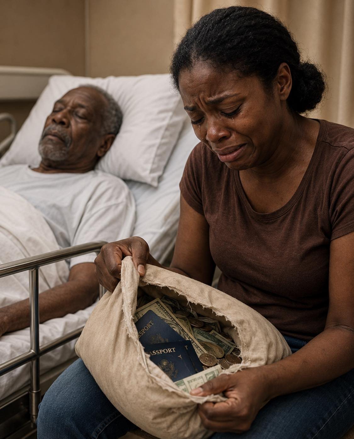 My father-in-law had no pension. I cared for him with all my heart for 12 years. With his last breath, he handed me a torn pillow and said, “For Maria.
