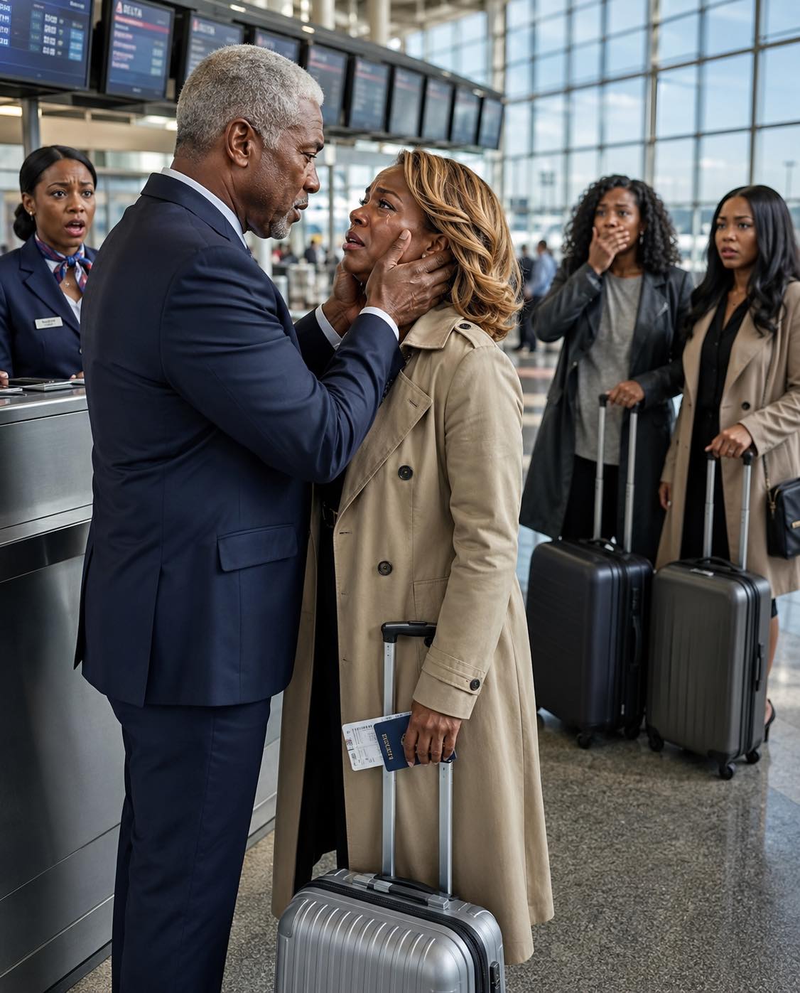 My Father Sl@pped Me At The Airport For Refusing To Give My First-Class Seat To My Sister—Then They Learned I Paid For The Whole Trip