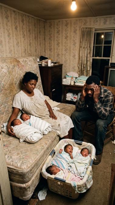 He Called His Five Newborn Babies a “Curse” and Walked Out—30 Years Later, He Saw Their Names in the Newspaper and Came Running Back In 1995, inside a tiny, weather-beaten house on the edge of rural Kentucky, five newborn babies cried at the same time. Not one. Not two. Five. Their mother, Maria, lay on an old mattress in the corner of the room, pale, trembling, and barely able to keep her eyes open. She had just given birth to quintuplets in a house so poor the windows rattled in the wind and the roof leaked whenever it rained. The babies were wrapped in mismatched blankets and placed carefully in a laundry basket near the bed because Maria couldn’t afford a proper crib. Three of them were crying for milk, one was kicking weakly, and the smallest one had a tiny hand curled around the edge of the blanket like he was already fighting to stay in the world. But there was no celebration in that house. No proud father. No happy tears. Only Ramon standing in the doorway, staring at the five babies as if they had ruined his life. “Five?” he shouted, his voice shaking the walls. “Maria, are you serious? Five children?” Maria tried to sit up, but her body was too weak. “Ramon, please,” she whispered. “They’re our babies.” “Our problem,” he snapped. He began pacing the room, running his hands through his hair like a trapped man. Bills were already stacked on the kitchen counter, the refrigerator was nearly empty, and the old pickup truck outside barely started anymore. “We can barely afford to feed ourselves,” he shouted. “Now you expect me to feed five more mouths?” Maria’s eyes filled with tears. “We’ll work harder,” she said. “I’ll take any job. We can survive if we stay together.” But Ramon wasn’t looking at her anymore. He was looking at the babies. Not with love. Not even with fear. With resentment. “I didn’t sign up for this life,” he said coldly. “I wanted to get out of this town. I wanted to be somebody. These kids are a curse.” The words hit Maria harder than any pain from childbirth. A curse. That was what he called them. Five innocent babies who had been alive for only a few hours. Maria clutched the closest baby to her chest and cried silently while Ramon grabbed an old duffel bag from the closet. He shoved clothes inside, took his jacket from the chair, and moved around the room like a man escaping a fire. Then he stopped. His eyes went to the pillow on Maria’s bed. Maria froze. “Ramon,” she said weakly. “Don’t.” He lifted the pillow and pulled out a small envelope. Inside was the only money Maria had saved: $382 from washing clothes, cleaning houses, and selling homemade food after church. It was supposed to buy formula, diapers, and medicine for the babies. “Please,” Maria begged. “That money is for the children.” Ramon looked at the envelope, then at her. “Consider it payment,” he said, “for the mess you brought into my life.” Then he walked out. No goodbye. No kiss on the babies’ heads. No promise to come back. That same night, Ramon boarded a Greyhound bus headed for Chicago with Maria’s last $382 in his pocket. He never looked back. Behind him, in that broken little house, were a woman too weak to stand and five newborn babies crying into the dark. The years that followed nearly destroyed Maria. She had no husband, no savings, no steady help, and five children who needed food, shoes, school supplies, doctor visits, and comfort when the world treated them like a mistake. In the mornings, she cleaned motel rooms. In the afternoons, she worked at a small grocery store. At night, she washed dishes at a roadside diner until her hands cracked and bled from soap and hot water. Some nights, she came home so tired she fell asleep sitting on the floor while the babies crawled around her. But she still got up every morning. Because mothers like Maria don’t have the luxury of giving up. The neighbors were not always kind. Some whispered when she passed. Others laughed openly. “There goes Maria with her little army,” one woman said outside the church. “No wonder her husband left,” another muttered. “Five kids would scare any man away.” Maria heard every word. But she never answered. She kept walking. She kept working. She kept feeding her children, even when it meant she went to bed hungry herself. There were nights when dinner was nothing but white rice with butter. There were mornings when she watered down the milk so it would last one more day. There were winters when all five children shared coats from donation bins, and Maria smiled like everything was fine so they wouldn’t feel ashamed. But every night, before they slept, she gathered all five of them close in their small bedroom. Their names were Daniel, David, Grace, Hannah, and Michael. Five children. Five hearts. Five reasons she refused to break. “Listen to me,” she would whisper. “You are not a burden.” The children would look at her with tired eyes. “You are not a mistake,” she continued. “And you are not a curse.” Sometimes Daniel, the oldest by seven minutes, would ask, “Then why did Dad leave?” Maria’s face would change, but she never let bitterness poison them. “Because some people run from responsibility,” she said softly. “But one day, you will show the world what he was too blind to see.” Those words became their fire. The five children grew up poor, but they did not grow up hopeless. Daniel studied under streetlights when the electricity got cut off and later became a respected attorney. Grace worked weekends at a bakery to buy used textbooks and became a surgeon. David fixed broken radios and old computers from junkyards until he built a tech company that changed his life. Hannah became a judge, known for protecting children and mothers who had nowhere else to turn. And Michael, the smallest baby Ramon had never even held, became a state senator with a voice people trusted. Thirty years passed. Maria’s hair turned gray. Her hands grew stiff from years of work. But the children she raised from nothing became names people recognized across the country. And then one morning, in a cheap motel room outside Chicago, an old man sat alone with a gas station coffee and a newspaper in his shaking hands. His name was Ramon. He had aged badly. The dreams he had chased never became the life he imagined. The city swallowed him, the jobs disappeared, the women left, and the money never stayed. For decades, he told himself he had escaped poverty. But all he had really escaped was responsibility. Then he saw the headline. “Kentucky Quintuplets Raised by Single Mother Honored for Changing Thousands of Lives.” Under the headline was a photograph. Five adults standing beside an elderly woman in a blue dress. Maria. Ramon’s coffee slipped from his hand. His breath caught in his throat. He stared at the faces in the newspaper, one by one, and realized the five babies he had called a curse had become powerful, respected, and wealthy enough to change the lives of everyone around them. And at the center of the photo was Maria. The woman he abandoned. The woman whose last $382 he stole. The woman who had raised five children alone while he disappeared. For the first time in thirty years, Ramon whispered their names. Then he folded the newspaper, put it in his jacket pocket, and stood up. Because now that his children were successful, now that cameras loved them, now that the world admired them, Ramon decided it was time to come back. But he had no idea Maria had kept one thing from the night he left. One thing that would make all five children finally learn the truth. Your [LIKES] and [COMMENTS] are our motivation to post the entire story and many more interesting stories. Thank you for your support. Have a great day everyone! I’ve updated the post with the full story. If you can’t see my comment with 𝐛𝐥𝐮𝐞 𝐭𝐞𝐱𝐭, pls follow this instruction: In the comment section pick “Most relevant” and switch it to All comments. You’ll see one of my comments with 𝐚 𝐥𝐢𝐧𝐞 𝐨𝐟 𝐛𝐥𝐮𝐞 𝐭𝐞𝐱𝐭—𝐭𝐚𝐩 𝐢𝐭 and it will take you to the full story