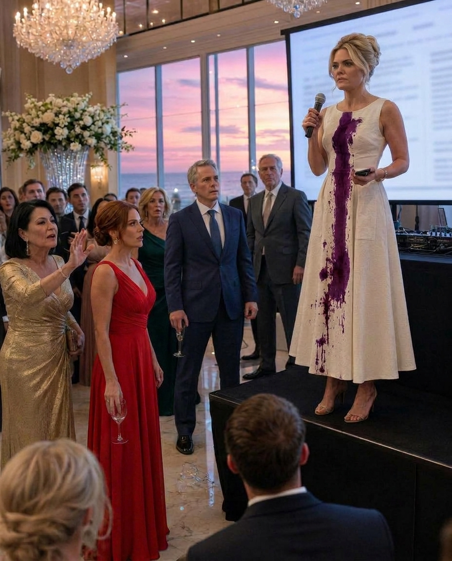 At my brother’s engagement, his fiancée poured vintage Cabernet down my thrift-store dress and laughed. His future mother-in-law dragged me to the vendor table like I was the help. My own brother watched… and turned his back… By 6:05, I had legally terminated their event. And that I was done being their silent ATM.
