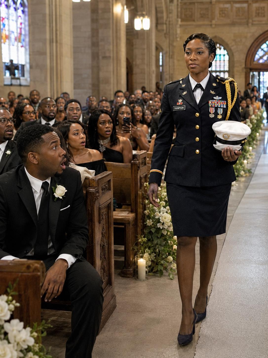 They destroyed her four wedding dresses hours before the wedding out of pure envy, but she arrived at the altar wearing something that made her own bl00d tremble with shame. part2