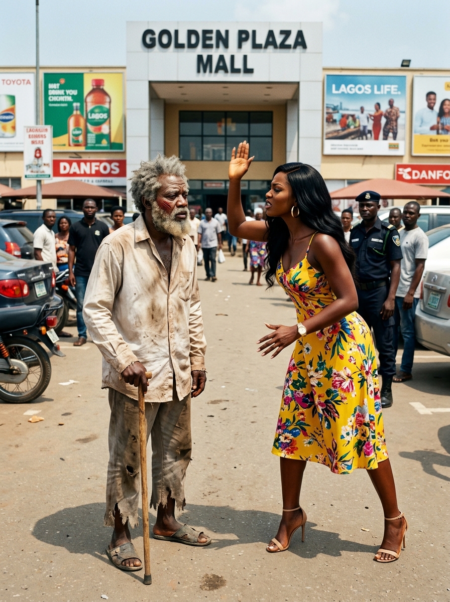 She Slapped A Dirty Old Man In Public, On Her Engagement Day He Stepped Out Of A Private Jet