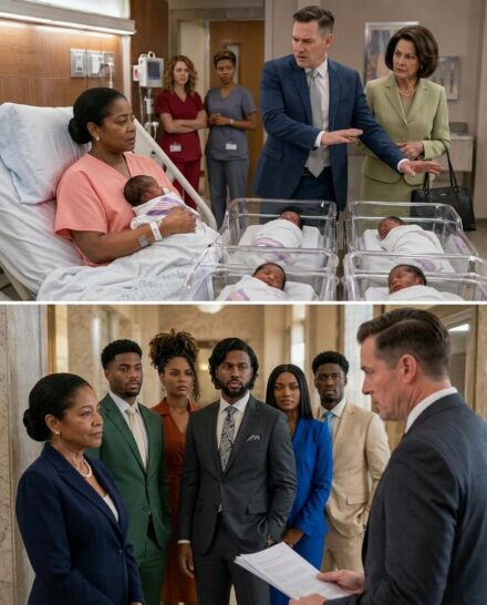 My husband saw our five Black newborns and denied them instantly. He abandoned us at the hospital. Thirty years later, the truth forced him to face everything he had destr0yed. part2