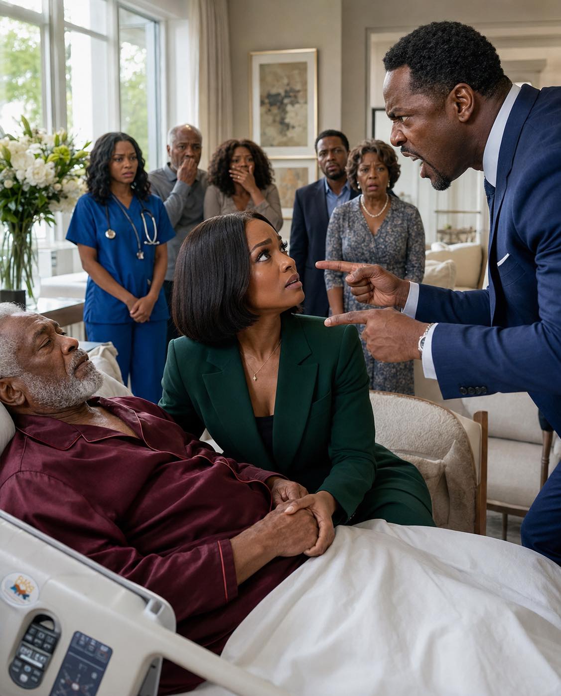 I discovered my former father-in-law abandoned in a nursing home, yet when I paid for his surgery, my ex-husband returned in a rage to claim his inheritance