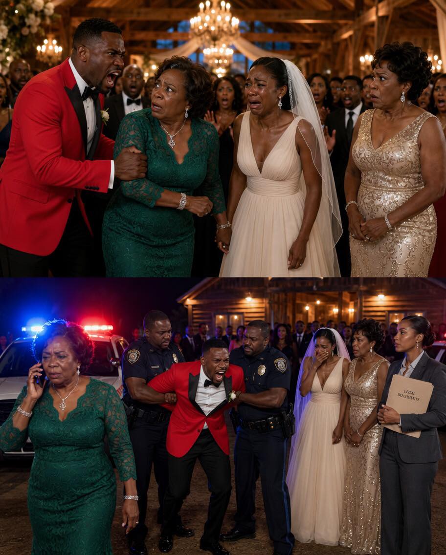 At my daughter’s wedding, my son-in-law demanded that I hand over the farm keys in front of two hundred guests. When I refused, he slapped me so hard I lost my balance. I walked outside and made a phone call… he was stunned when he saw who it was!