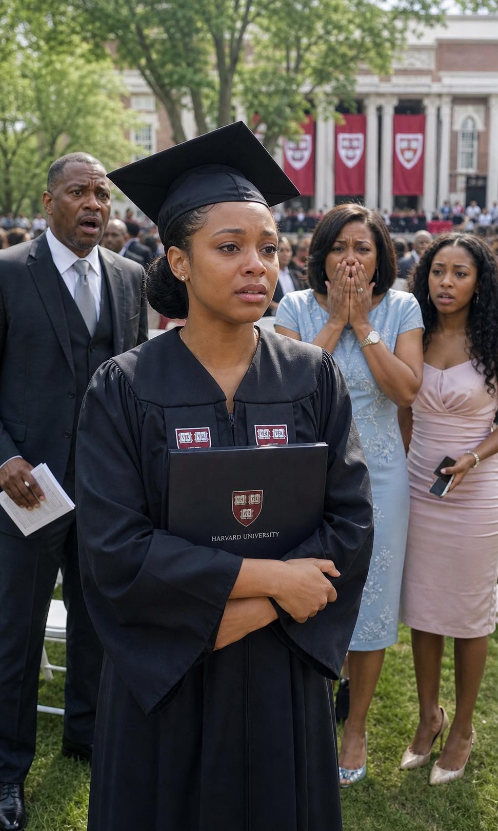 “They told me to take the bus to my Harvard graduation because they were buying my sister a Bentley,” my father said like it was the most reasonable thing in the world—but three days later, when I walked across that stage and the dean said one more sentence into the microphone, I watched his program slip from his hands and realized some silences break louder than applause. – News