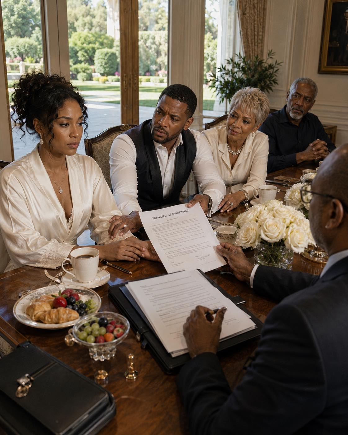 The morning after our wedding, my husband brought a notary to breakfast so he could take control of the company my grandmother had built from absolutely nothing.