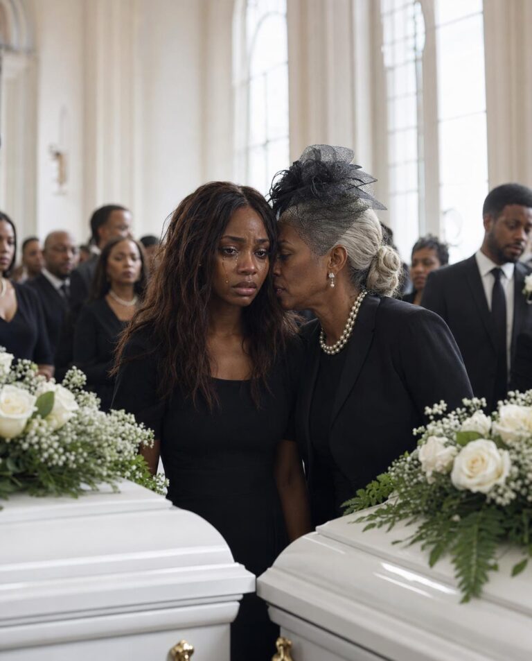 At my twin babies’ funeral, as their tiny coffins lay before me, my mother-in-law leaned close and hissed, “God took them because – News
