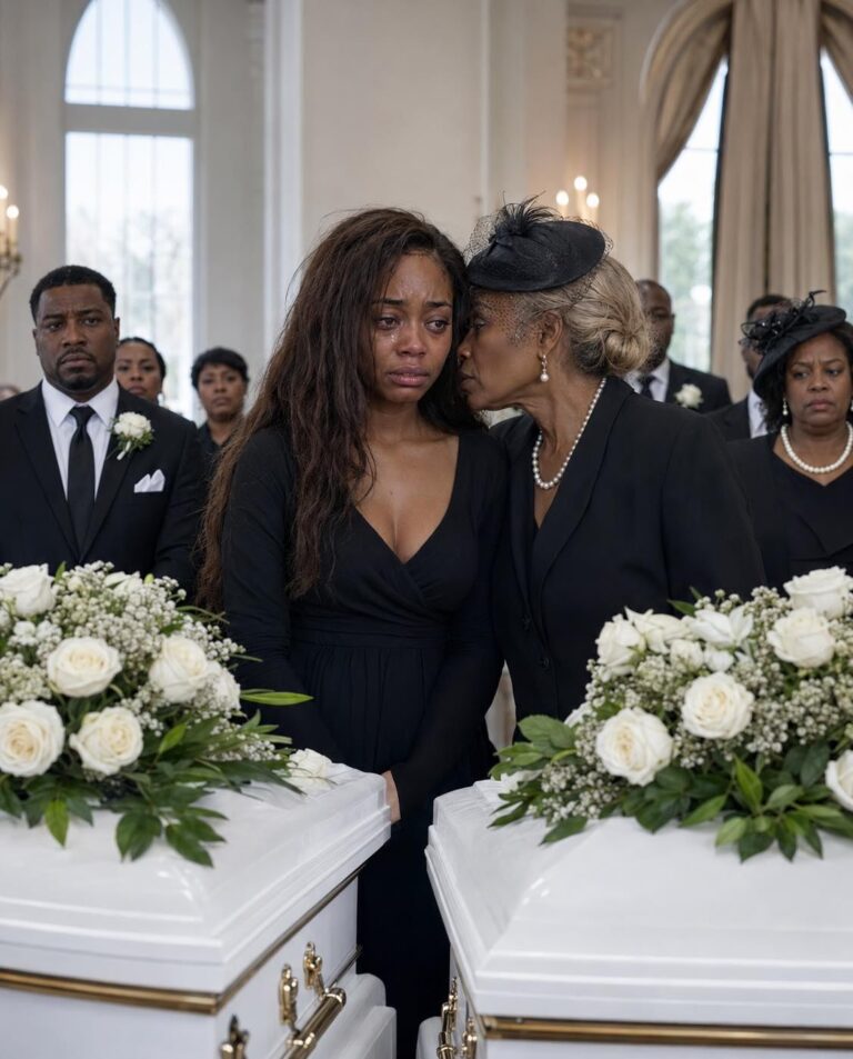 At my twin babies’ funeral, as their tiny coffins lay before me, my mother-in-law leaned close and hissed, “God took them because He knew what