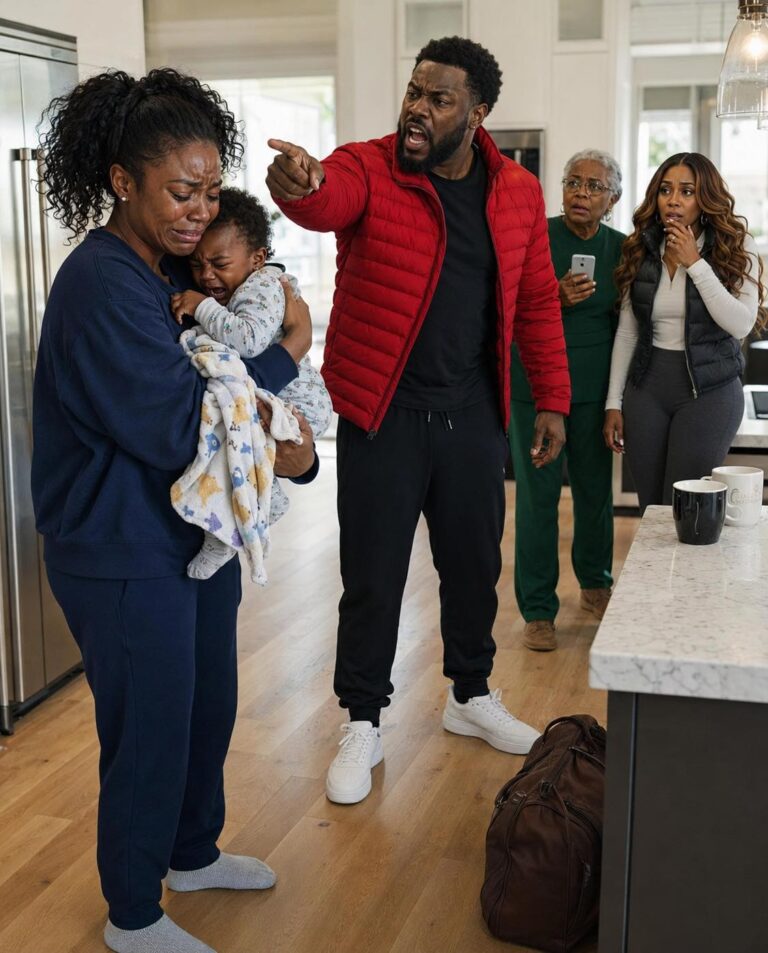 I had been gone for five days, but nothing prepared me for what I saw when I opened the door: my wife juggling dinner and our sick toddler, while my mother and sister sat nearby on their phones.