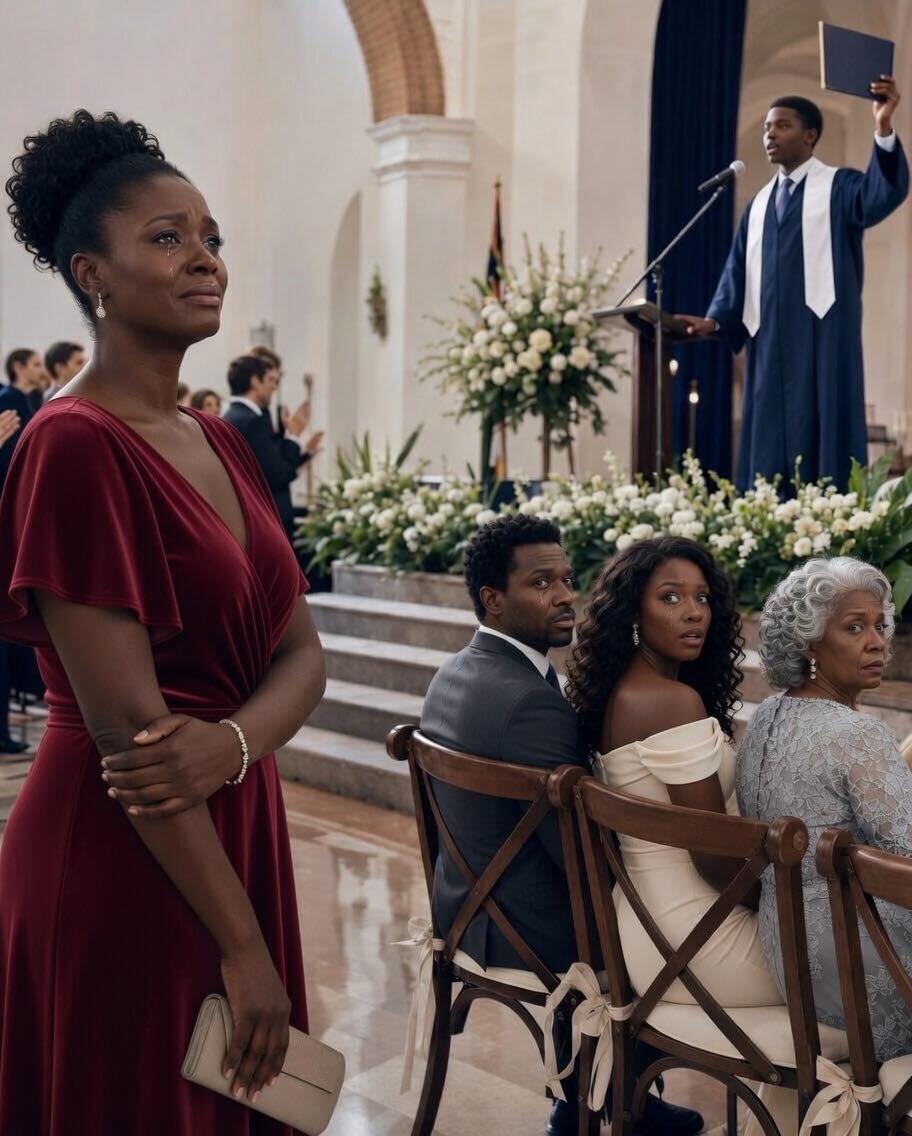 My Ex-Husband’s New Wife Sent Me to the Back at My Son’s Graduation—Then My Son Said One Sentence on Stage and the Whole Room Stood Up