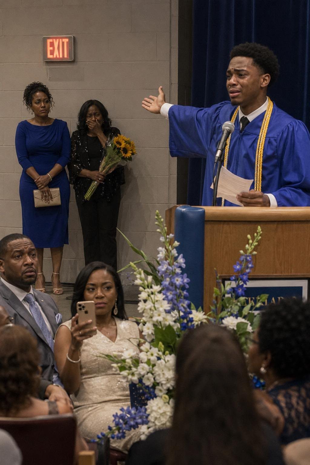 MY EX-HUSBAND’S NEW WIFE THOUGHT SHE COULD PUSH ME TO THE BACK OF MY OWN SON’S GRADUATION — UNTIL MY SON TOOK THE