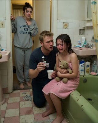 My five-year-old daughter always bathed with my husband. They would stay in there for more than an hour every night. When I finally asked her wha
