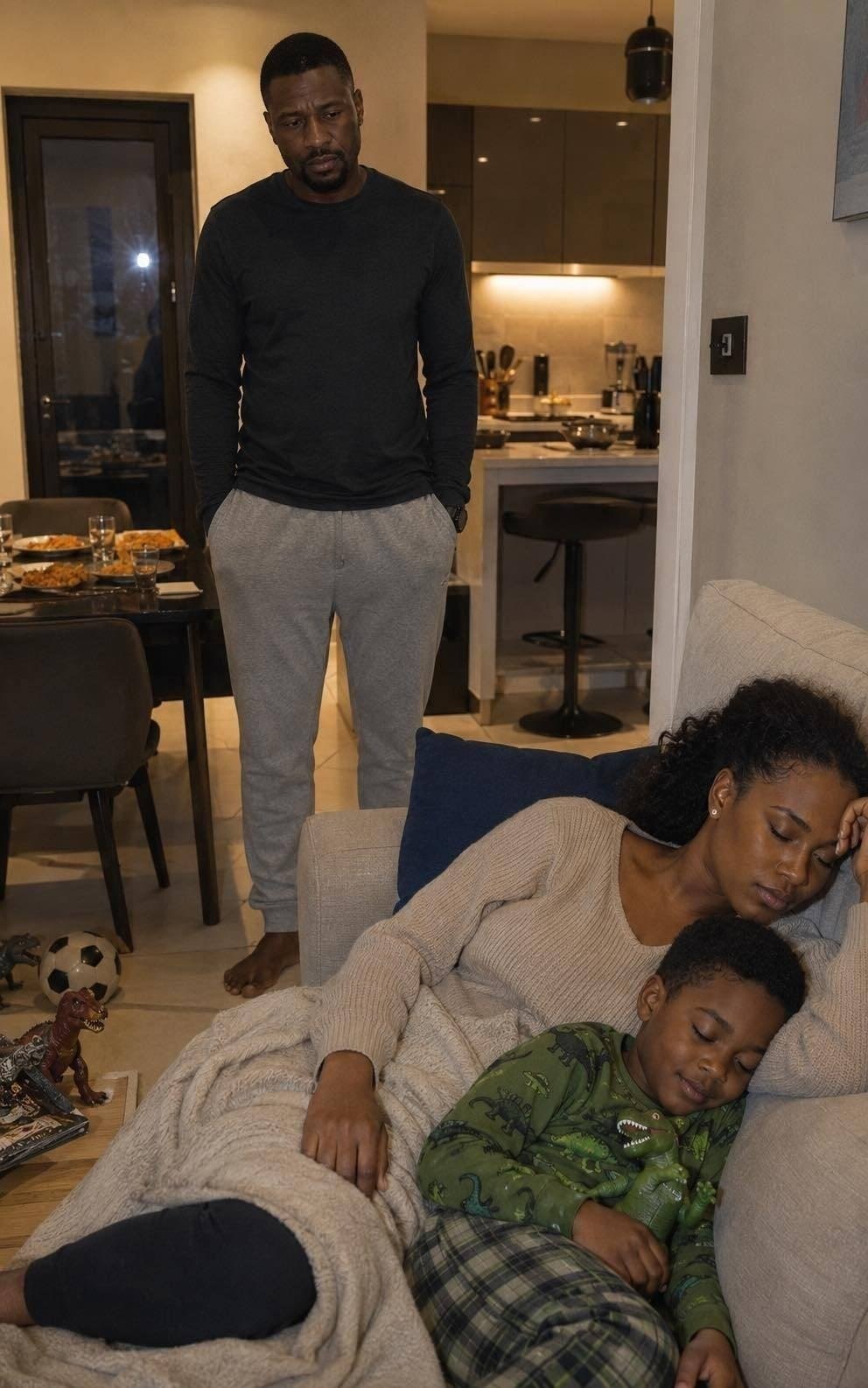 MY EX-WIFE CAME TO SEE OUR SON. SHE ENDED UP STAYING THE NIGHT. I LET HER SLEEP ON THE COUCH. AFTER MIDNIGHT, I HEARD