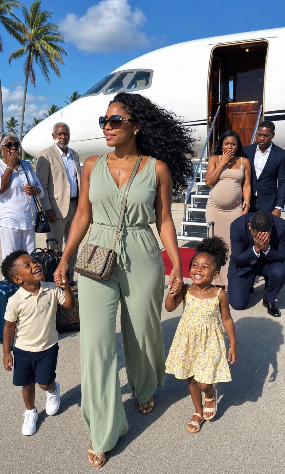 5 minutes after the divorce, I flew abroad with my two kids. Meanwhile, all seven members of my ex-in-law’s family had gathered at the maternity clinic