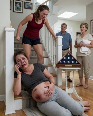 Pregnant Wife Made One Call After Her Sister Pushed Her Downstairs-tete