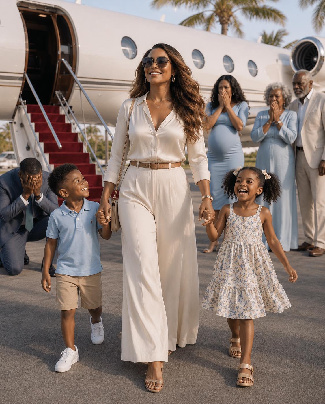 5 minutes after the divorce, I flew abroad with my two kids. Meanwhile, all seven members of my ex-in-law’s family had gathered at the maternity clinic to hear his mistress’s ultrasound results, but the doctor’s words left them stunned.     part2