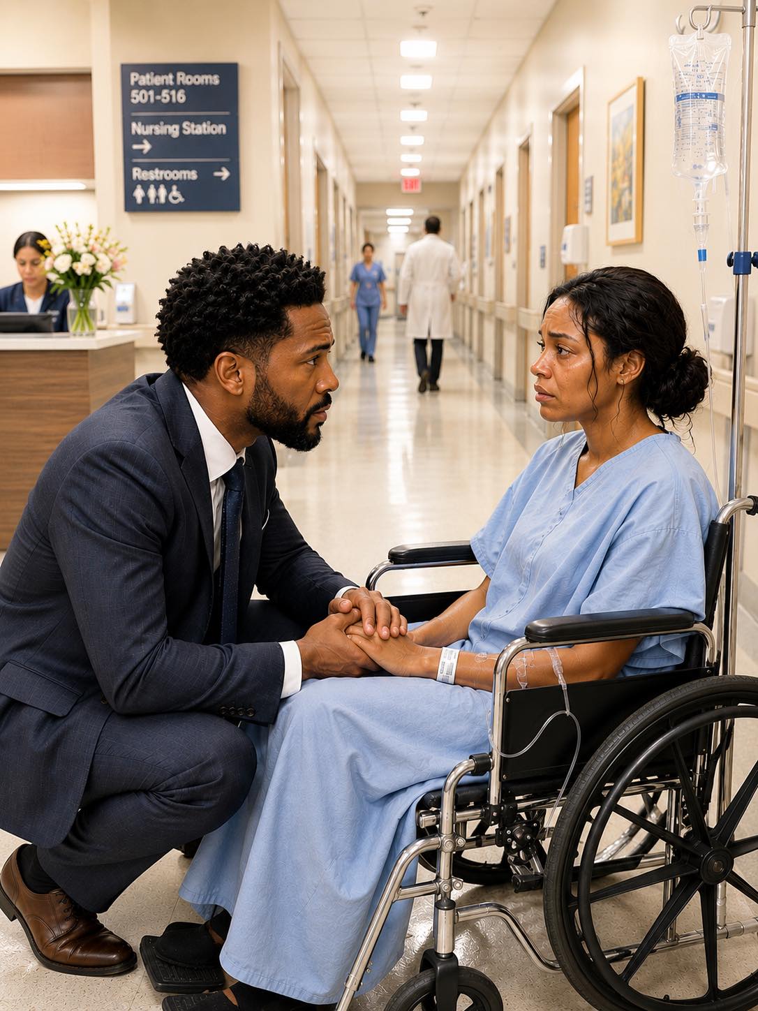 Two months after the divorce, I was sh0cked to see my ex-wife wandering aimlessly in the hospital. When I learned the truth, I completely collapsed.  part2