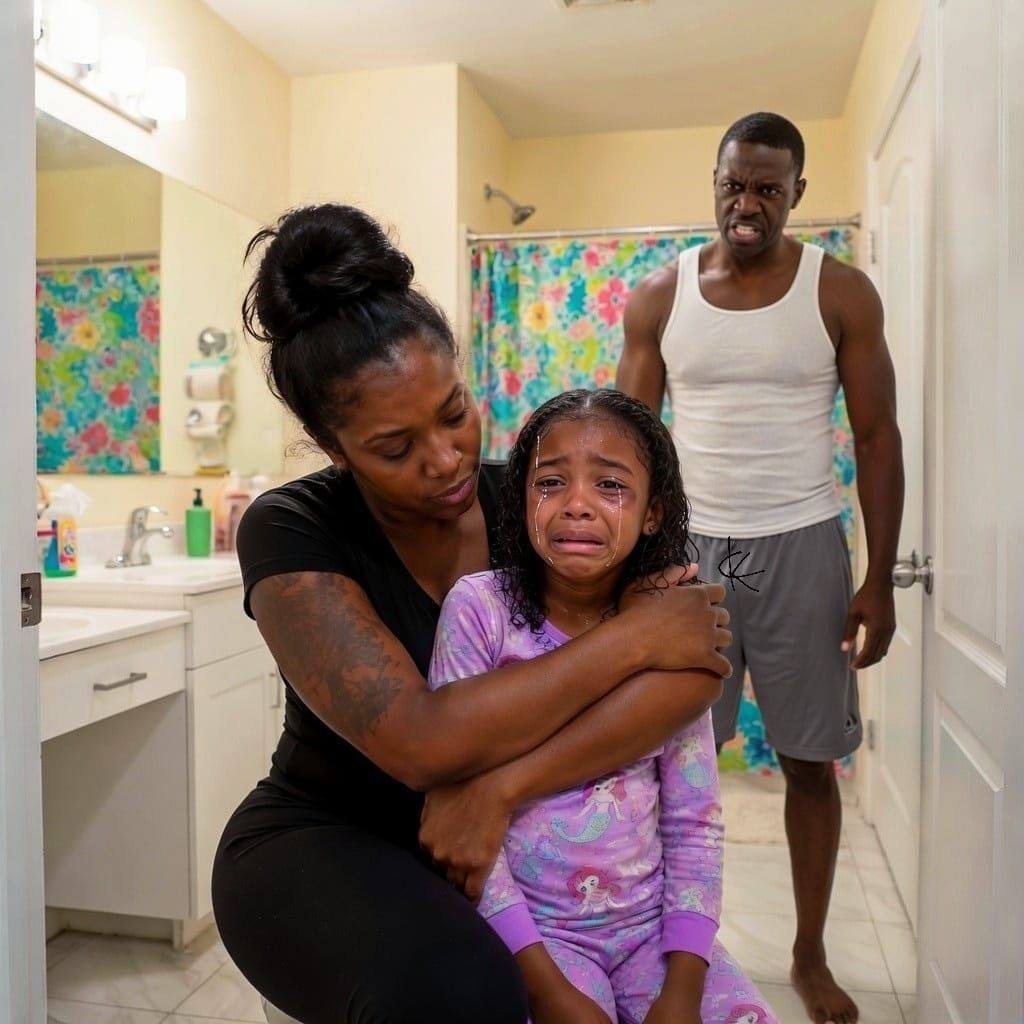 My five-year-old daughter always bathed with my husband. They would stay in there for more than an hour every night. When I finally asked her what