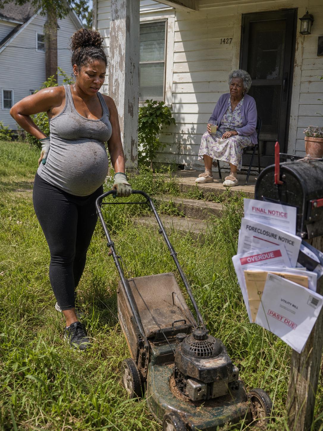I Mowed the Lawn for the 82-Year-Old Widow Next Door – The Next Morning, a Sheriff Woke Me up with a Request That Made My Blood Run Cold